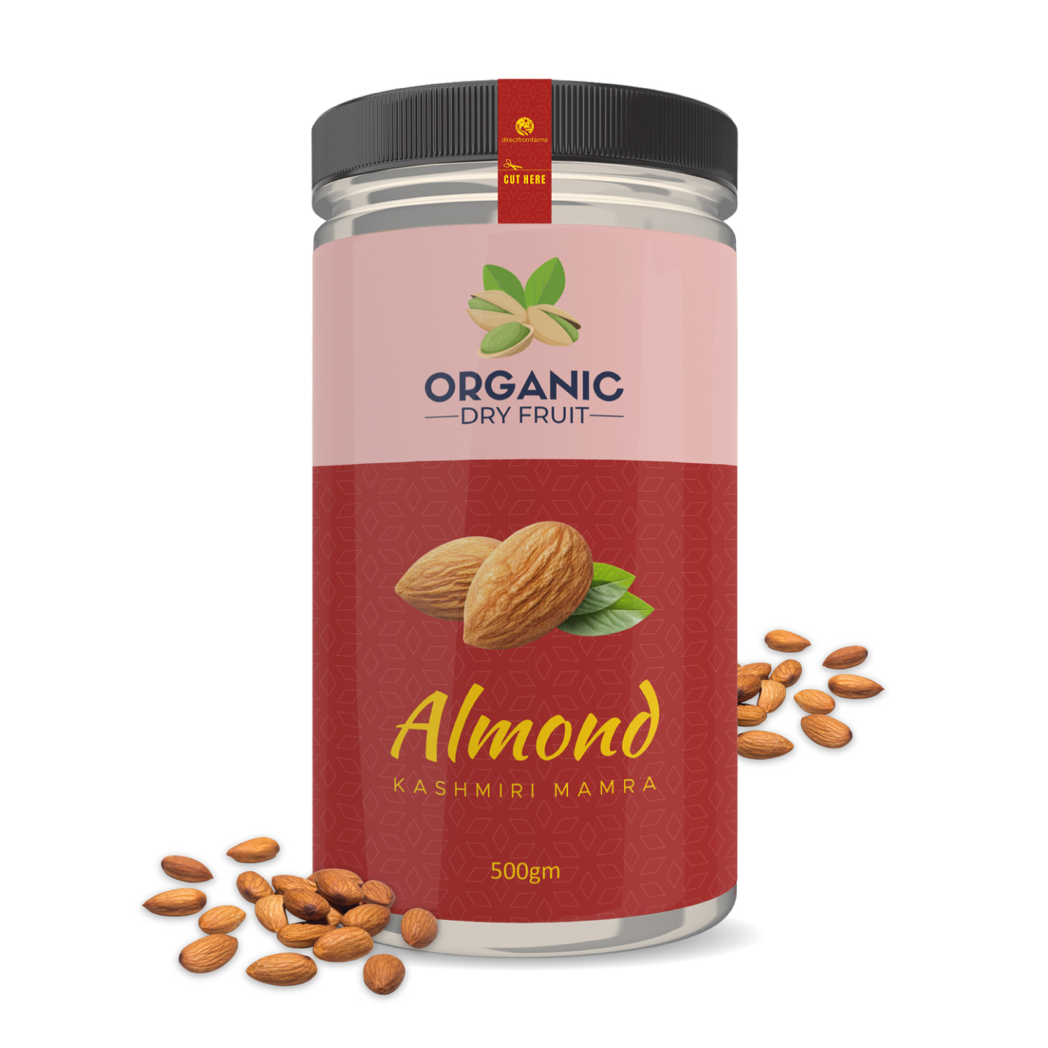 organic dry fruit almonds