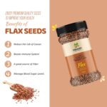 organic dry fruit flax seeds