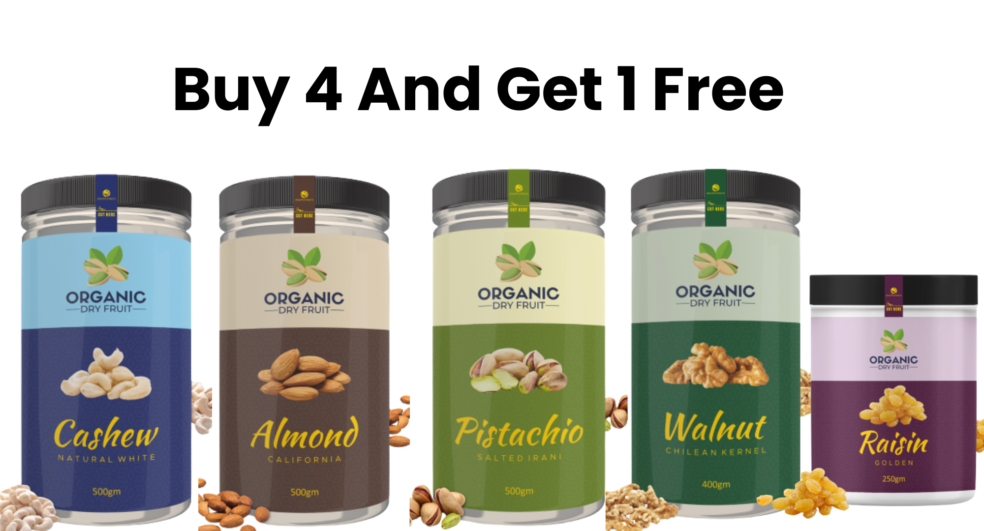 organic dry fruit | almonds | cashew | raisin | walnuts