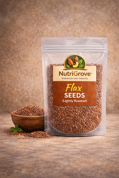 Organic Flax Seeds Healthy Superfood